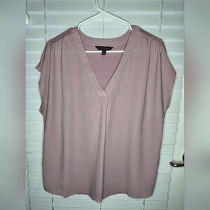 Banana Republic Women's Blouse Size L Pink V-Neck Sleeveless Top
